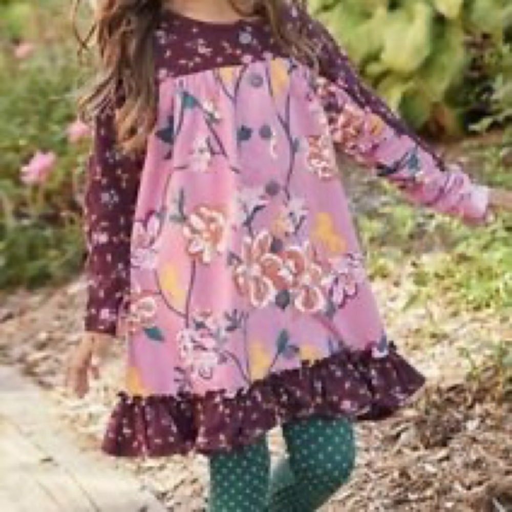 EUC Matilda Jane Dress and Legging set